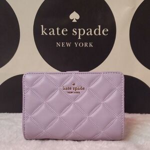 Kate Spade Lavender Quilted Wallet NWOT